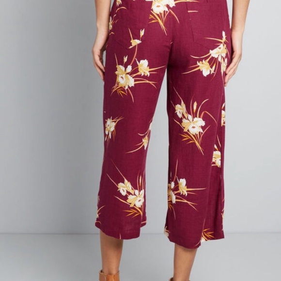 NWT Modcloth Join Joyfully Culottes Size 4 & 8 - Picture 4 of 7